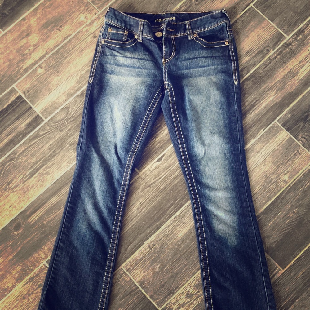 Maurices Straight Jeans Size 3/4 X-Short